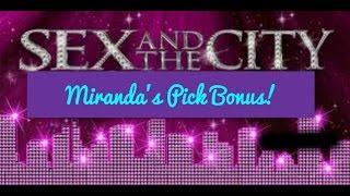 Sex and the City Slot Machine Miranda's Pick Bonus Las Vegas