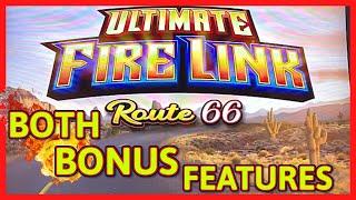 HIGH LIMIT Ultimate Fire Link Route 66 ⋆ Slots ⋆$30 Bonus Round Slot Machine Casino Both Bonus Features
