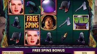 WIZARD OF OZ: THE WITCH'S CASTLE Video Slot Game with a WICKED WITCH FREE SPIN BONUS