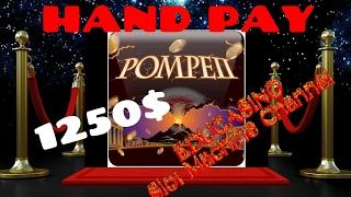 •️•POMPEII•(hand pay) 1250$ •BONUS WIN• 10c | BY ARISTOCRAT