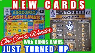 We have NEW SCRATCHCARDS..£300,000 CASH LINES & £250,000 GOLD EDITION CARD
