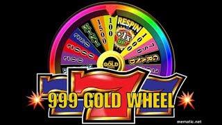 •999 Gold Spin Slot Machine Live Play / Slot Play•