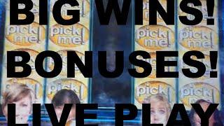 BIG WINS!!! LIVE PLAY and Bonuses on Ellen Slot Machine