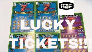 Five LUCKY Tickets! Scratching $30 worth of Instant Lottery Scratch Off Tickets