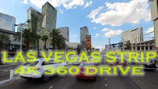 Las Vegas Strip 4K 360 Video - Daytime Drive