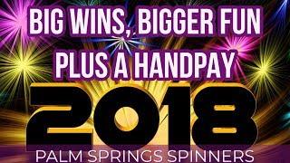 Our BIGGEST SLOT WINS of 2018! TONS of FUN - LOTS of WINE & EVEN a HANDPAY!
