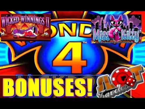 WONDER 4 JACKPOTS slot machine LIVE PLAY in Las Vegas - Bonus Collection • SlotTraveler •