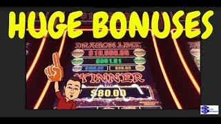 Dragon's Link One Bonus after Another HUGE!!