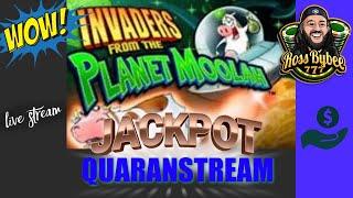 LIVE SLOTS! Invaders From The Planet MOOLAH!!! QUARANSTREAM