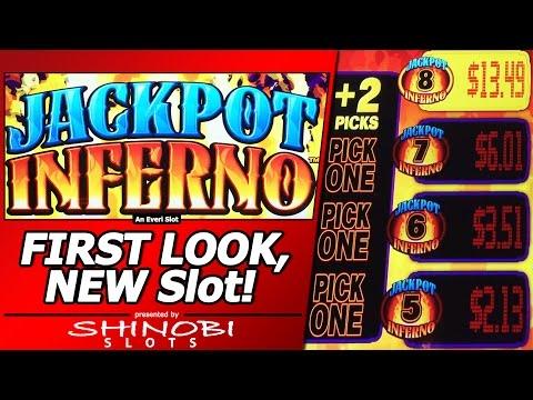 Jackpot Inferno Slot - First Look, Live Play with Jackpot Jump features