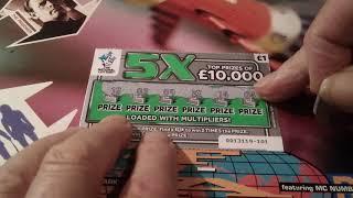 (Classic 2018 Game to Celebrate 8,700 Subs) Big Scratchcard Game..£50.00 worth.Blue £300,000.