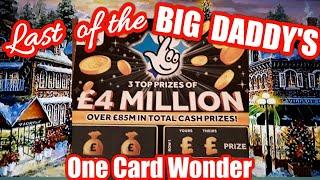 •BIG DADDY•.....Last of the£4.Million £10 Scratchcards•...... •One Card Wonder Game•