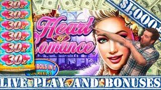 How the F*CK Did I Win That? Don't Blink or You'll Miss a Huge $1,000+ Hit! Heart of Romance Slot