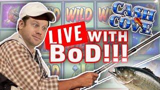 $1500 Live Cash Cove Slot Play with BoD