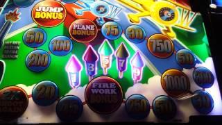 Up Up & Away MONOPOLY Slot Machine Bonus. BIG WIN.