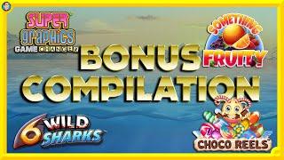 NEW Slots BONUS Compilation: Choco Reels, Game Changer, 6 Wild Sharks