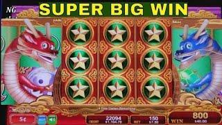 Dragon's Law Twin Fever Slot Machine $7.50 Max Bet Bonus •SUPER BIG WIN• ! Slot Machine• HUGE WIN•