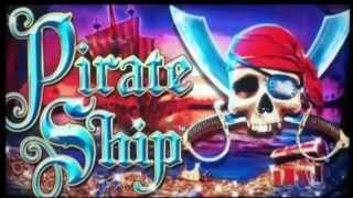 WMS - Pirate Ship : Nice Line Hit on a $1.50 bet