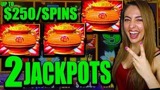 ⋆ Slots ⋆ 2 HANDPAYS Up to $250/Spin on Dragon Link! ⋆ Slots ⋆