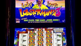 Great bonuses on Lobstermania 3 slot (nickels)! Love this game!