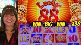 LUCKY 88 LIVES UP TO ITS NAME-BIG WIN BONUS