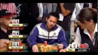 View On Poker - 2009 WSOP Main Event - Phil Hellmuth Holds Pocket Aces But Still Gets Eliminated