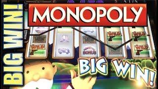 •AMAZING MONOPOLY BIG WIN! FIRST SPIN SHOCKER!!• • REAL ESTATE TYCOON Slot Machine Bonus (WMS)
