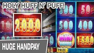 ⋆ Slots ⋆ OMG!!! HOLY HUFF N’ PUFF HANDPAY! ⋆ Slots ⋆ This One Is HUGE in LAS VEGAS, at $50 PER PULL