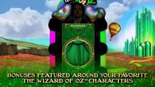 THE WIZARD OF OZ The Road To Emerald City™ Slot Machines By WMS Gaming