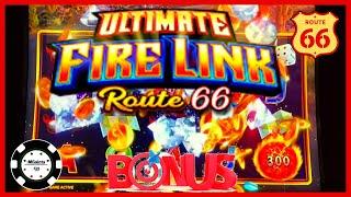 •HIGH LIMIT Ultimate Fire Link Route 66 $50 SPINS •BONUS ROUNDS Slot Machine Casino