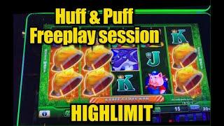 Huff & Puff - Freeplay Run at Cosmo High Limit Room