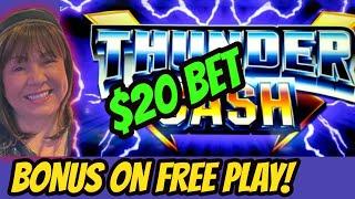 High Limit Bonus on Free Play! Thunder Cash