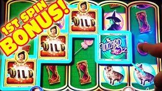 FIRST SPIN SLOT BONUS!!!  •  THE YELLOW BRICK ROAD TO RED ROCK