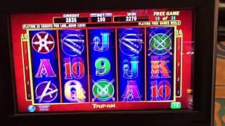 Taipan Bonus Round 25 free spins $100 a pull. Mega Jackpot$$$