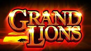 Grand Lions Slot - NICE SESSION, ALL FEATURES!