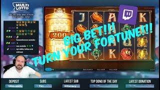 Big Bet!! Turn Your Fortune Slot Gives Big Win!!