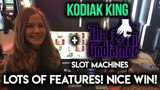 $3.75/Spin on The Godfather Slot Machine!!! GREAT Random Features!