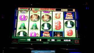 Asian Treasures slot machine bonus win at Mohegan Sun PA