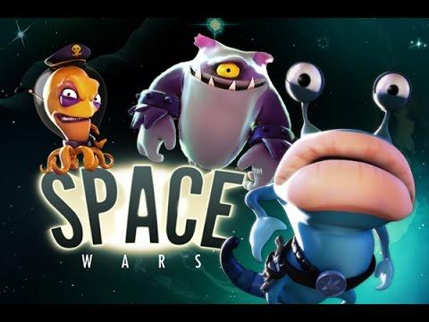 Free Space Wars slot machine by NetEnt gameplay ★ SlotsUp