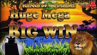 HUGE MEGA BIG WIN on King of the Pride - Novomatic Slot - 2€ BET!