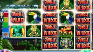 JUNGLE WILD II Video Slot Casino Game with an "EPIC WIN" FREE SPIN BONUS