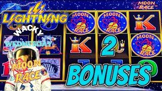 WACKY WEDNESDAY W/ GRETCHEN #14 Lightning Link Moon Race (2) $25 Max Bet Bonus Rounds Slot Machine