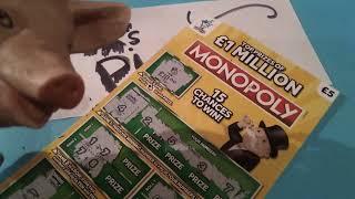 Scratchcard Monday...(Nick"s Pick"s)..3x Monopoly's ..£20,000 Green .