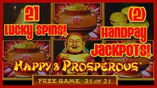HIGH LIMIT Dragon Link HAPPY & PROSPEROUS (2) HANDPAY JACKPOTS ⋆ Slots ⋆BACK TO BACK $50 Bonus Rounds Slot