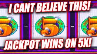 I CAN'T BELIEVE MY LUCK ON 5 TIMES PAY CLASSIC 3 REEL SLOT MACHINE ⋆ Slots ⋆ HIGH LIMIT ROOM SLOTS!