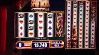Spartacus slot machine bonus - BIG HIT!