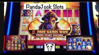 It’s bonuses on some of our favorite slots. Dancing Drums, Buffalo Gold and Eureka Reel Blast.