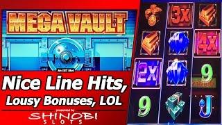 Mega Vault Slot - Multiple Line Hits and Free Spins Bonuses