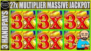 OMG RARE 27x MULTIPLIER PAYS MASSIVE JACKPOT! RED FORTUNE HIGH LIMIT SLOT MACHINE