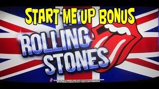 Aristocrat - The Rolling Stones Slot Machine!  Start Me Up Bonus!